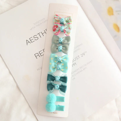 Baby Bow Scrunchie Set