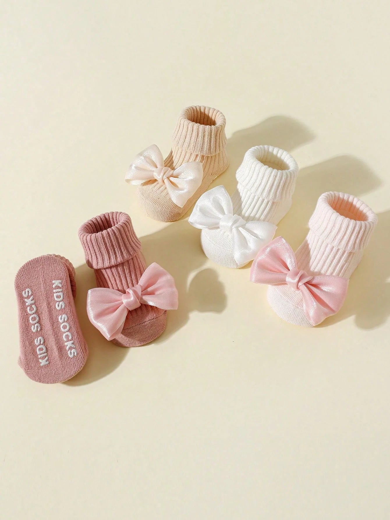 Toddler Bow Cotton Sock Set