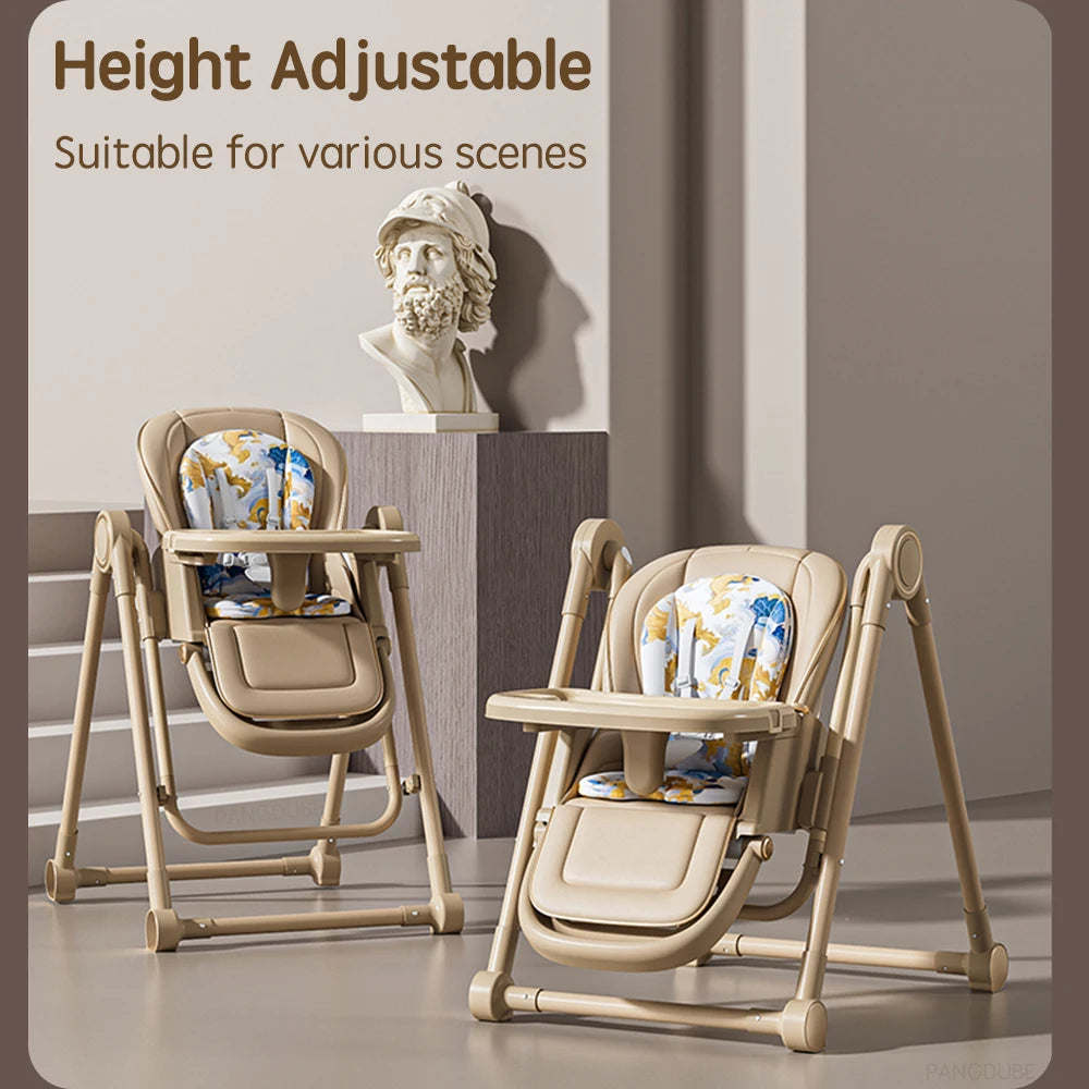 PANGDUBE 2-in-1 Baby High Chair Rocker