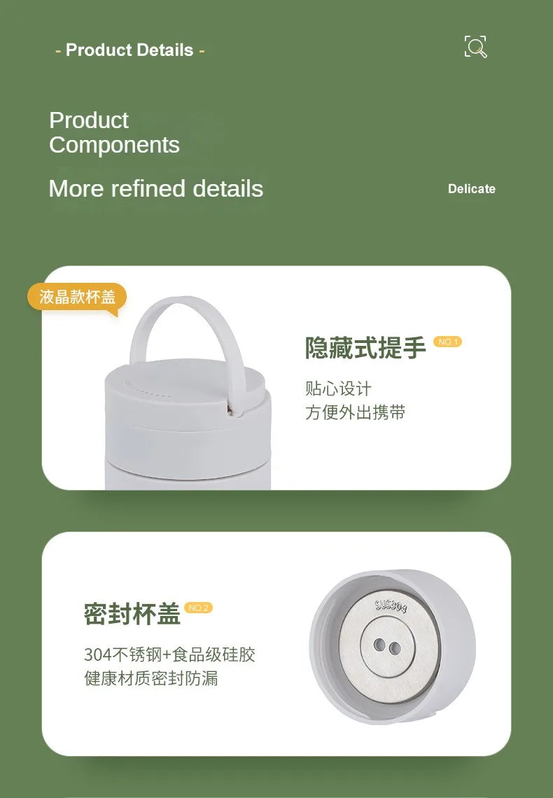 HeatMate™ 500ml Travel Electric Bottle Kettle