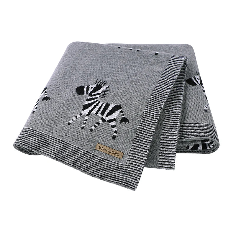 Cotton Knitted Swaddle Blanket