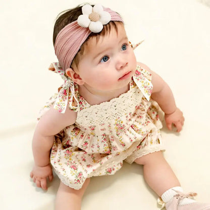 Floral Nylon Baby Headband