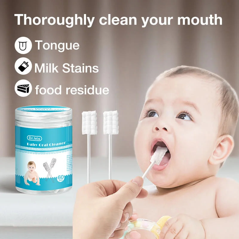 Baby Oral Cleaning Stick Set (60pcs)