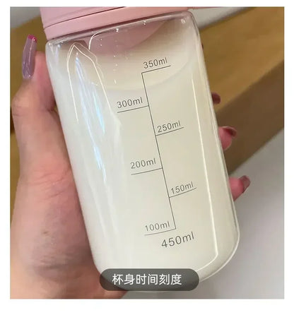 Portable Transparent Kawaii Water Bottle