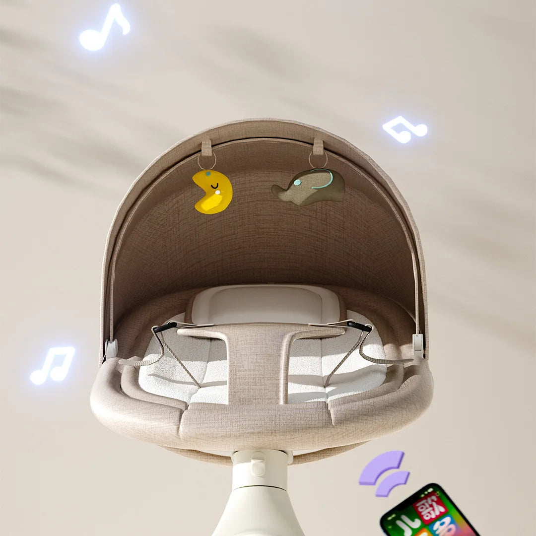 LumiSwing™ Smart Electric Cradle