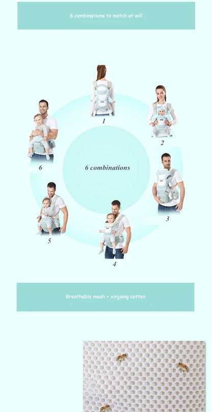 ErgoNest™ Waist‑Support Baby Carrier
