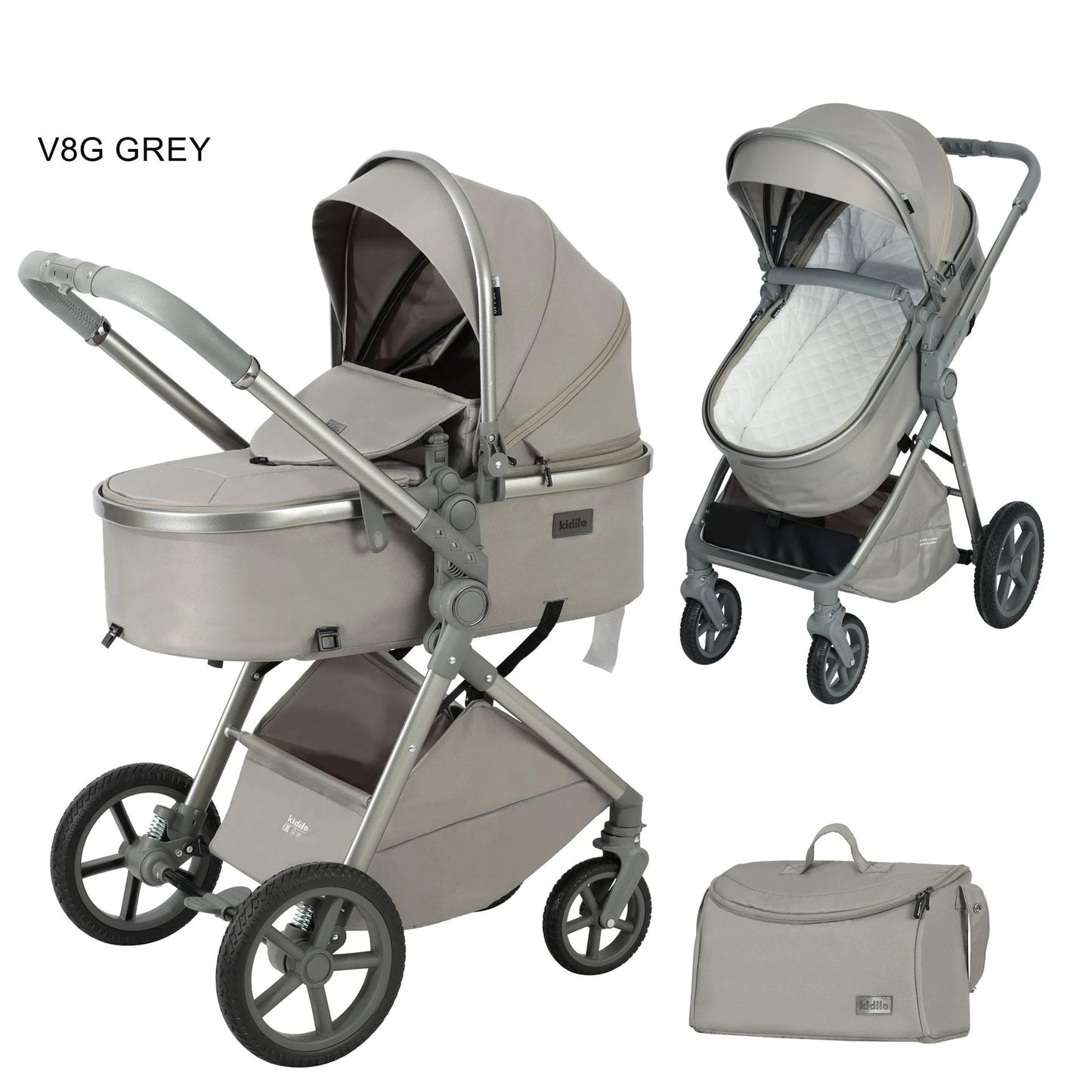 Elevare 2-in-1 High View Pram- baby stroller