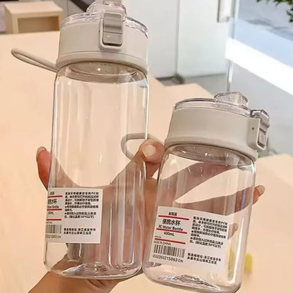 Portable Transparent Kawaii Water Bottle