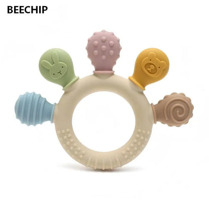 Silicone Sensory Ring Teether