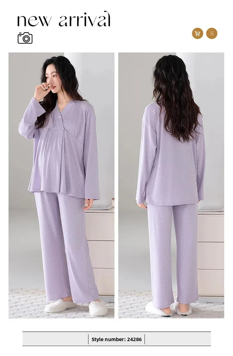 Maternity Nursing Sleepwear Set