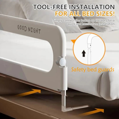 Foldable Baby Bed Guard Rail