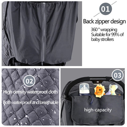 StormShield™ 2-in-1 Stroller Cover