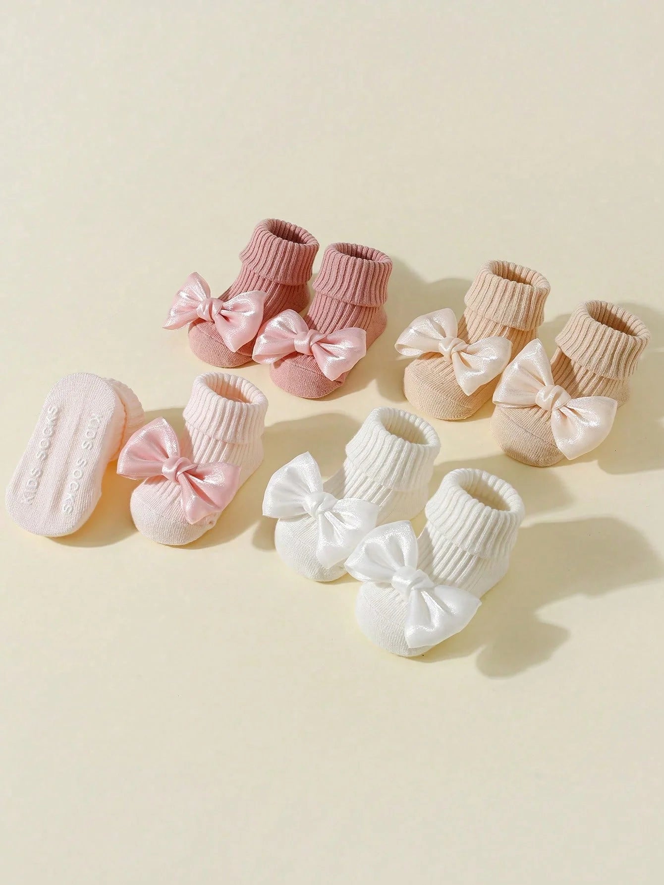 Toddler Bow Cotton Sock Set