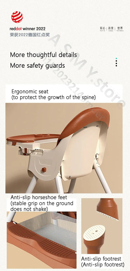 Foldable Baby Dining Chair