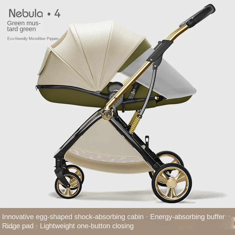 CloudWalker – Premium Leather Baby Stroller
