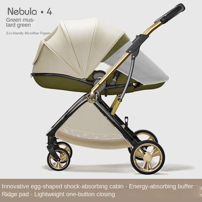 CloudWalker – Premium Leather Baby Stroller