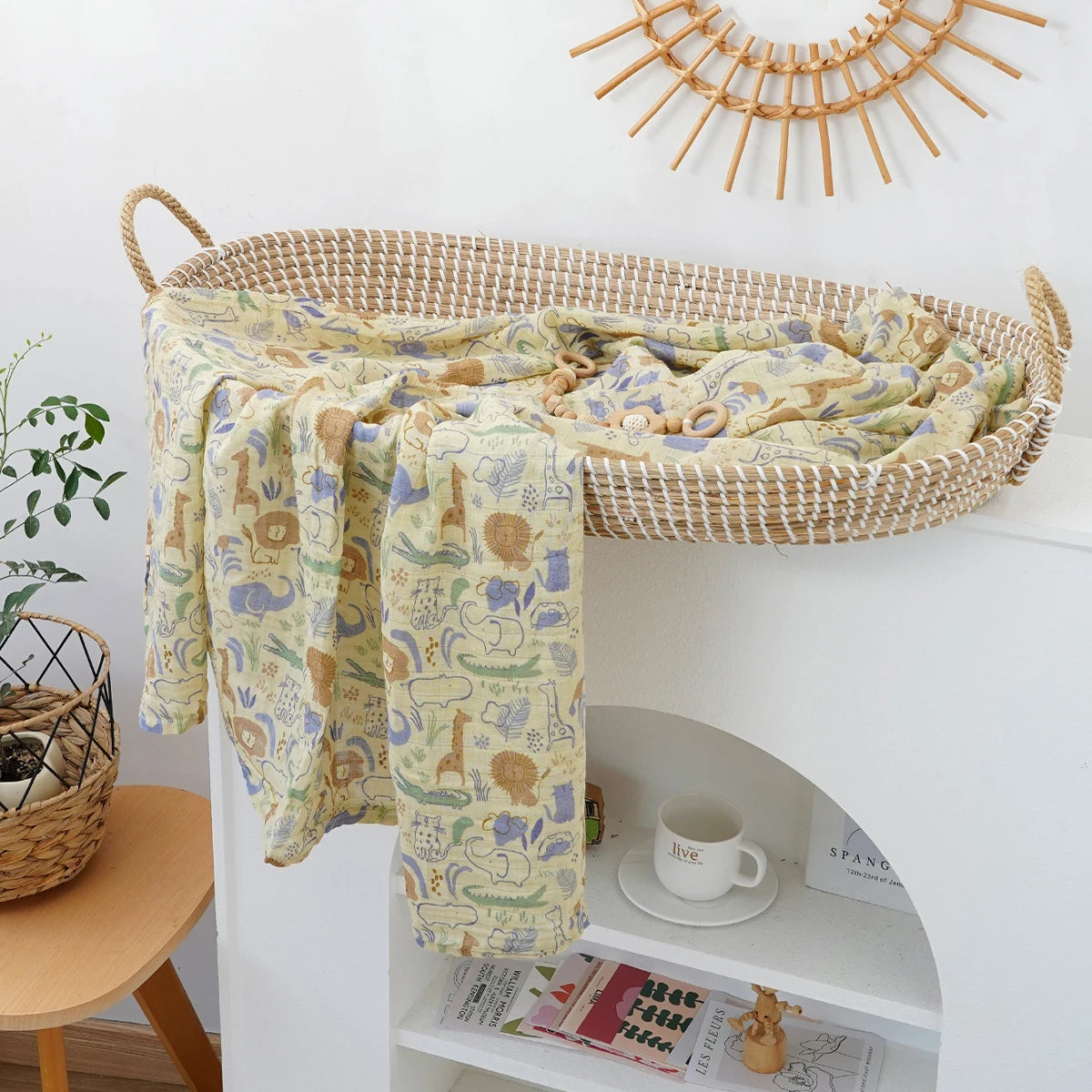 Cotton Muslin Swaddle Blanket