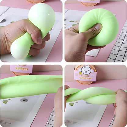 Colorful Dumpling Squishy Toy