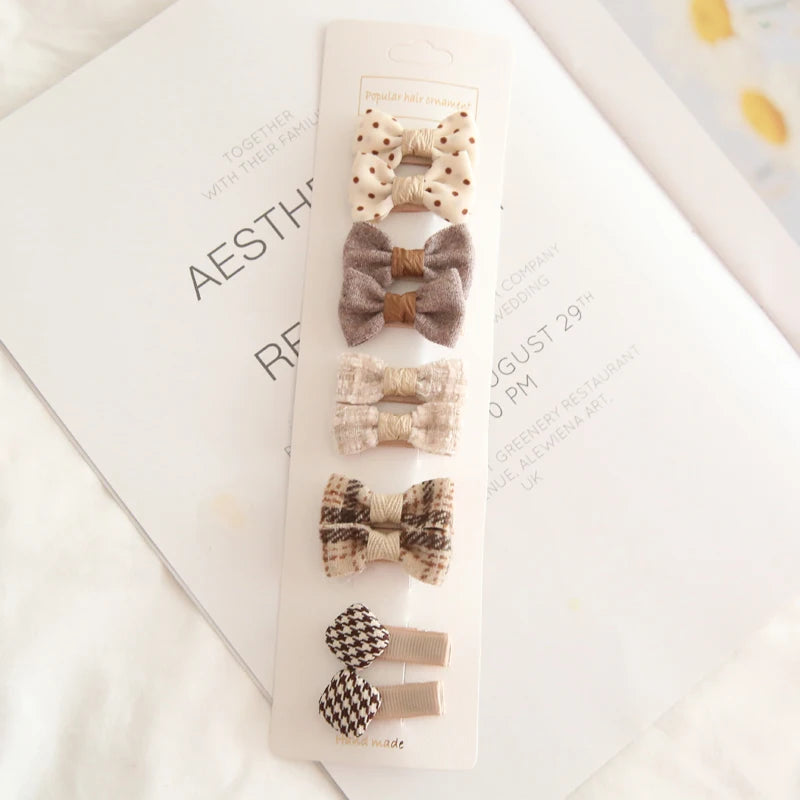 Baby Bow Scrunchie Set
