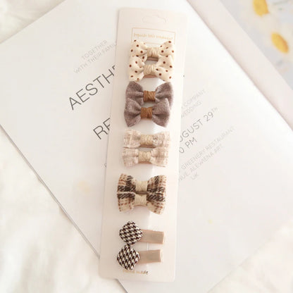 Baby Bow Scrunchie Set