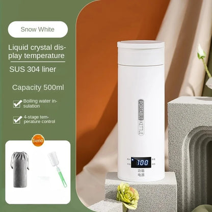 HeatMate™ 500ml Travel Electric Bottle Kettle