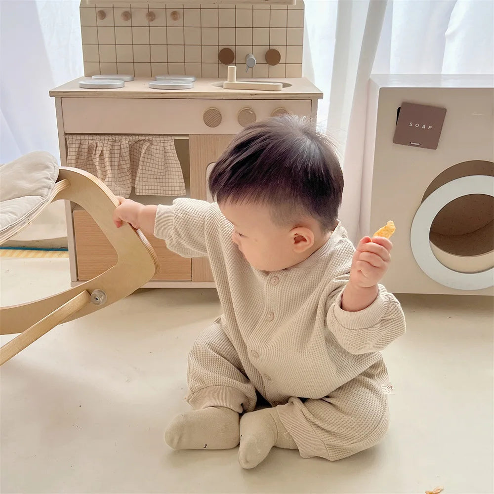 Waffle Baby Jumpsuit