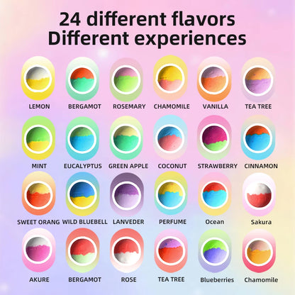 🎁 “Magic Bath Bomb Box – 24 Surprises of Fun!” 🛁✨