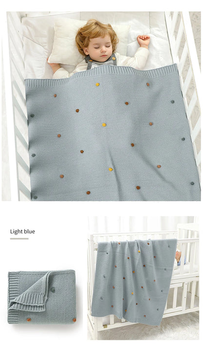 Knit Baby Blanket (90x70cm)