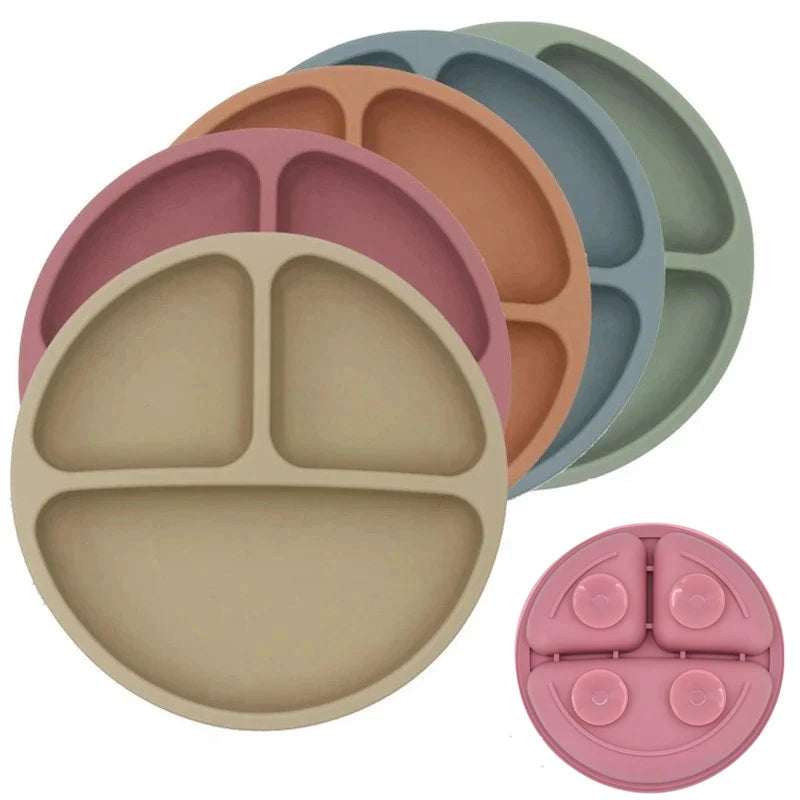 SmilePlate™ Silicone Suction Dining Plate