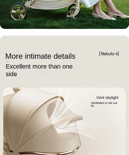 CloudWalker – Premium Leather Baby Stroller