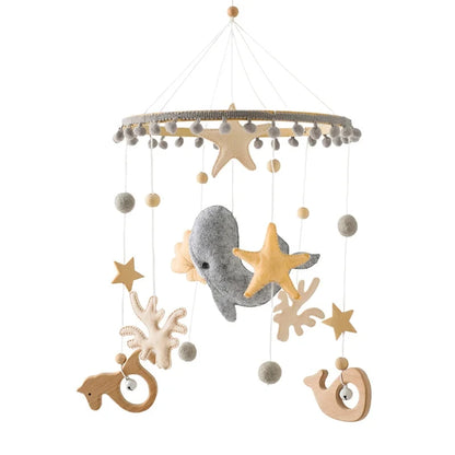 Baby Wooden Bed Bell Bracket Mobile