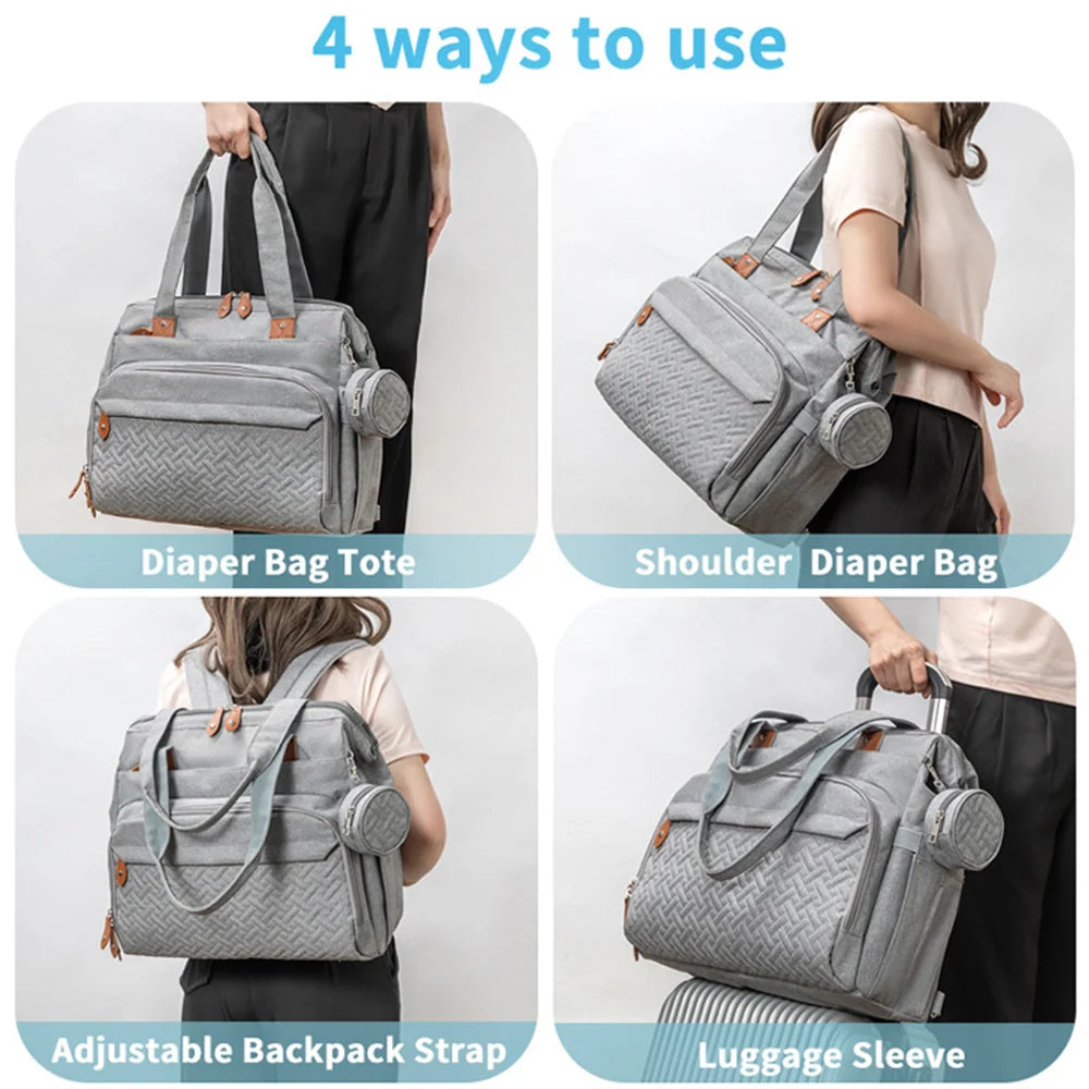 PANGDUBE Large Capacity Diaper Backpack