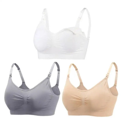 MumSoft™ Seamless Maternity Bra (3‑Pack)