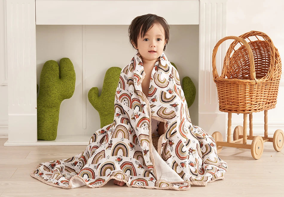 Cotton Muslin Swaddle Blanket