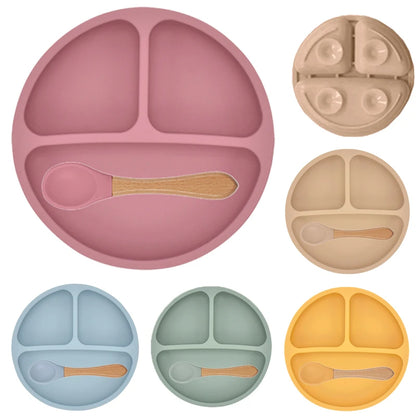 SmilePlate™ Silicone Suction Dining Plate