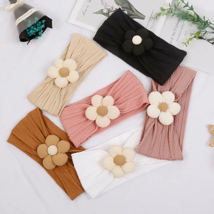 Floral Nylon Baby Headband