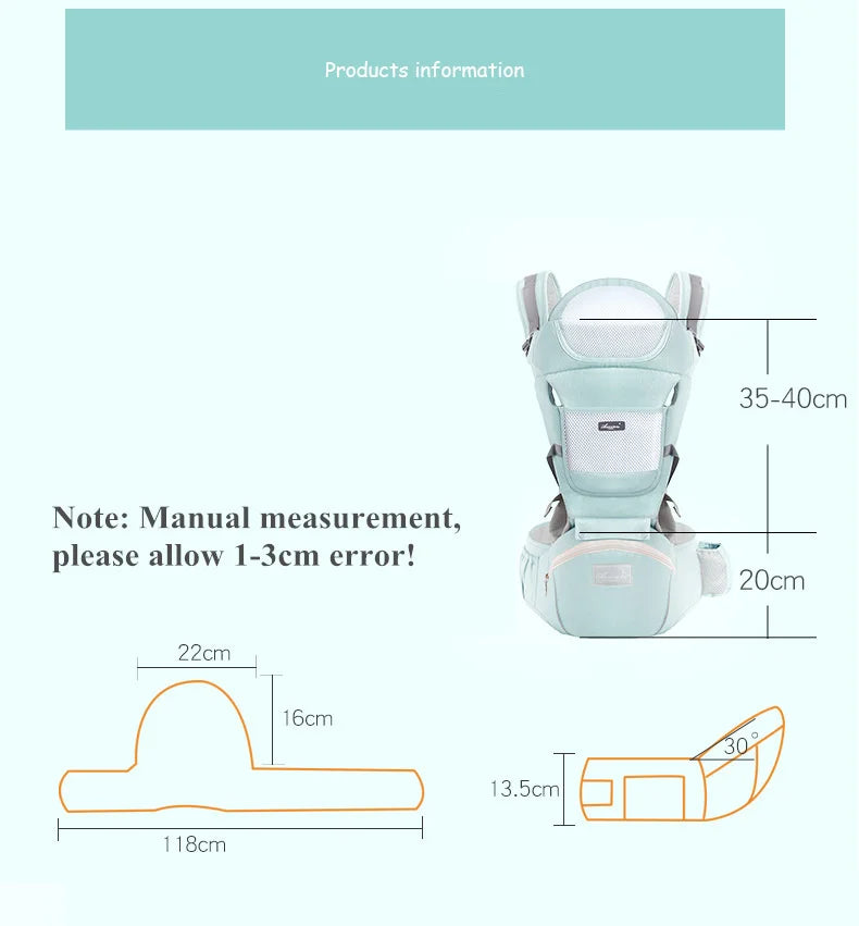 ErgoNest™ Waist‑Support Baby Carrier