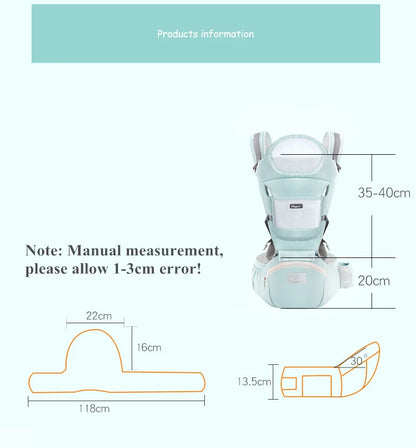 ErgoNest™ Waist‑Support Baby Carrier