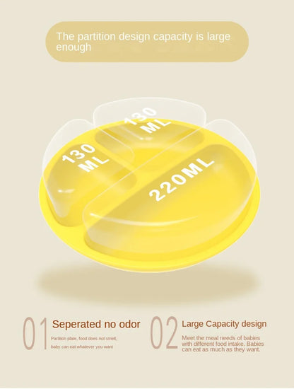 SmilePlate™ Silicone Suction Dining Plate