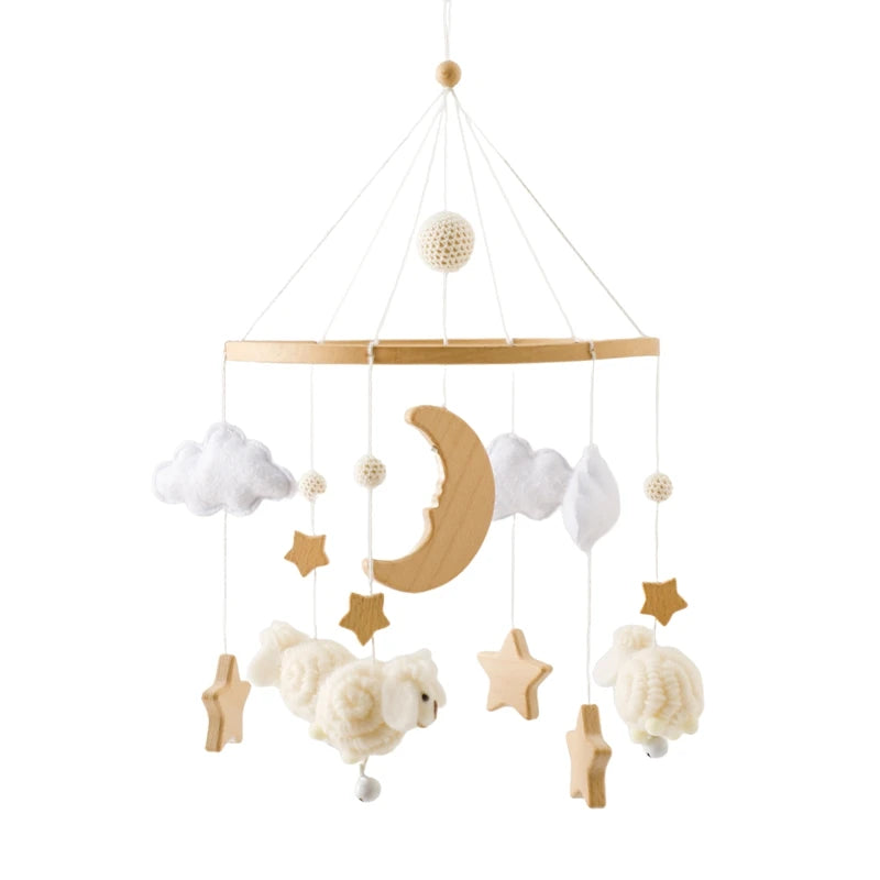 Baby Wooden Bed Bell Bracket Mobile