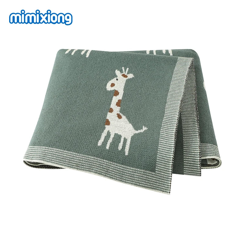Cotton Knitted Swaddle Blanket