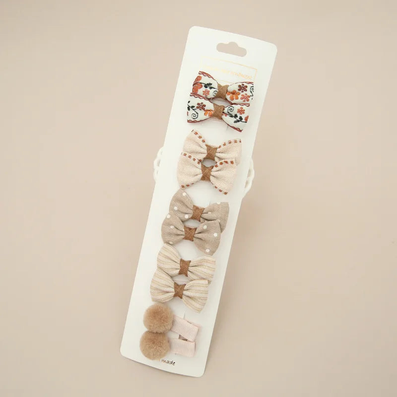 Baby Bow Scrunchie Set