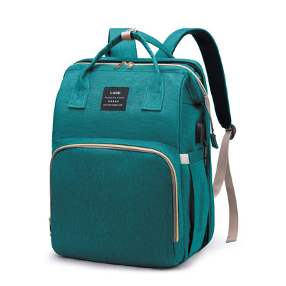 Mommy Bag with Folding Baby Bed