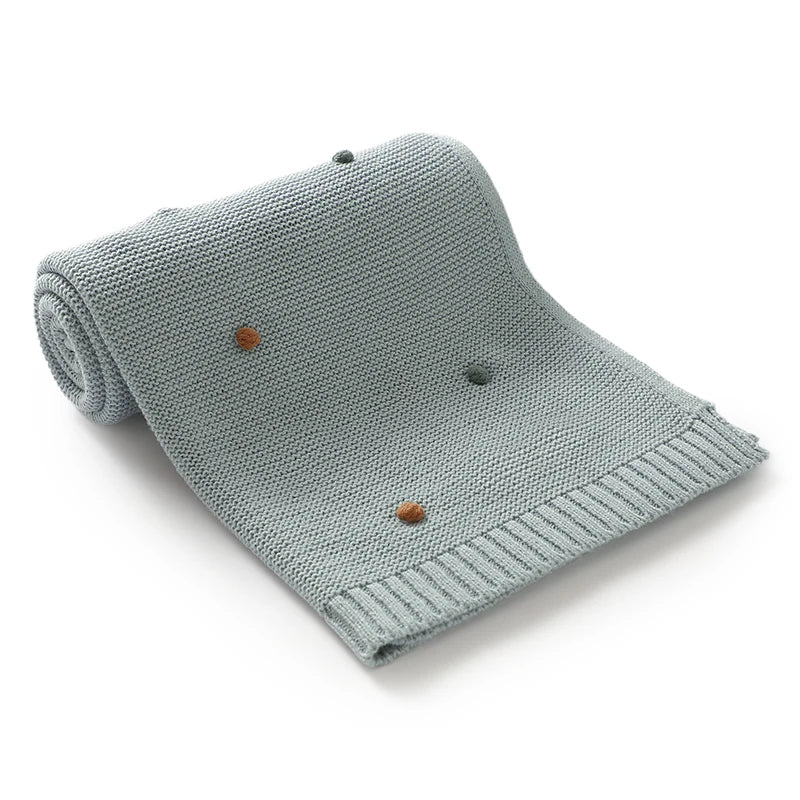 Knit Baby Blanket (90x70cm)