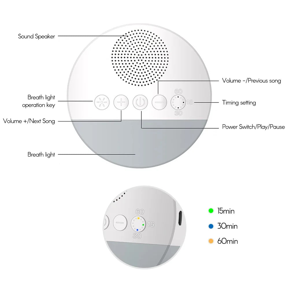 MoonHush™ Nightlight Sound Soother