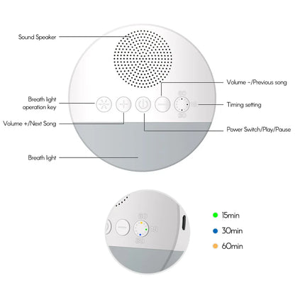 MoonHush™ Nightlight Sound Soother