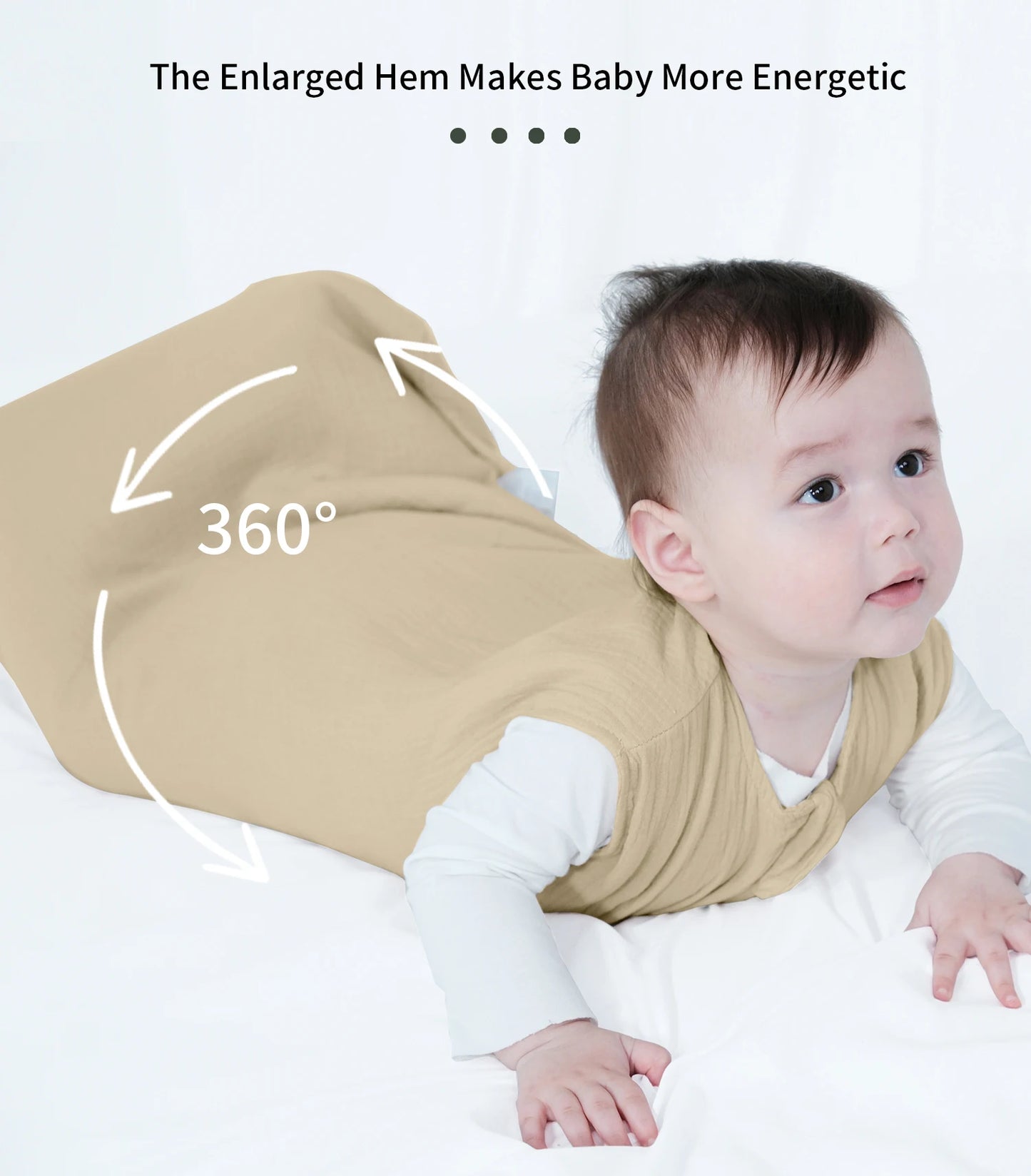 Newborn Muslin Cotton Sleeping Bag