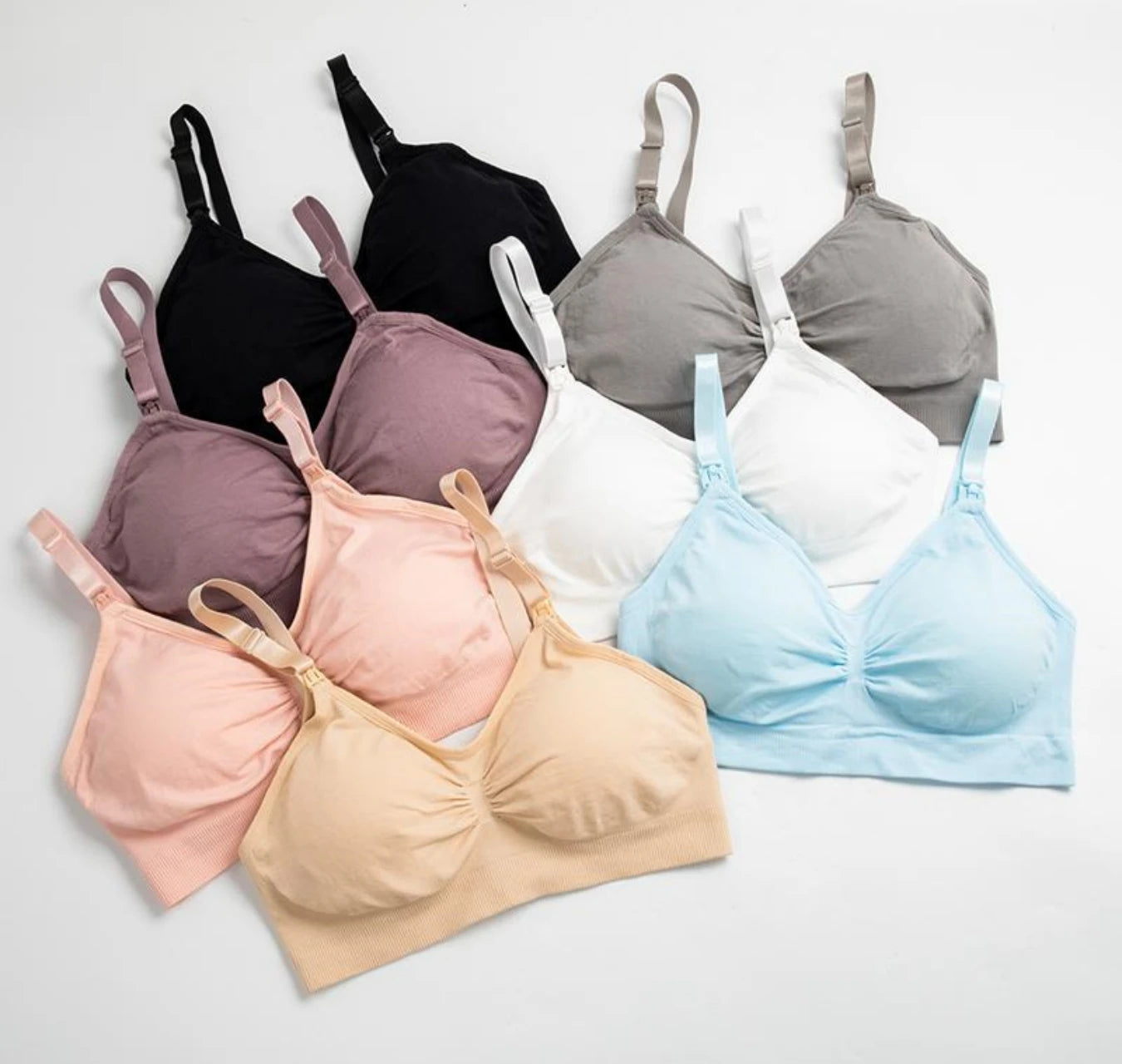 MumSoft™ Seamless Maternity Bra (3‑Pack)