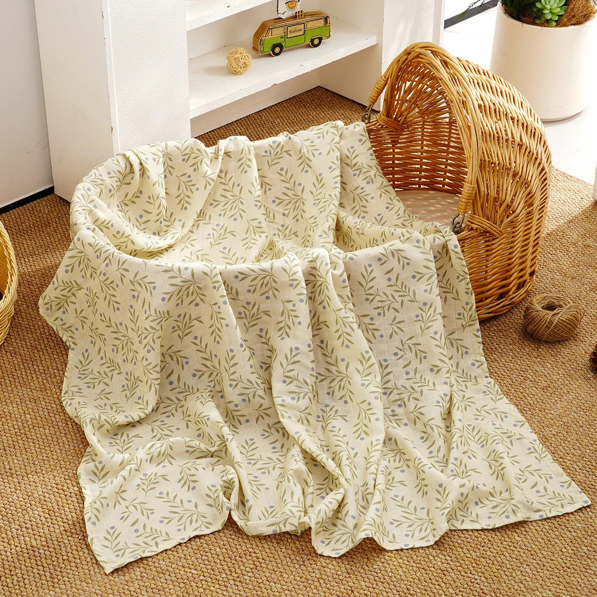 Cotton Muslin Swaddle Blanket