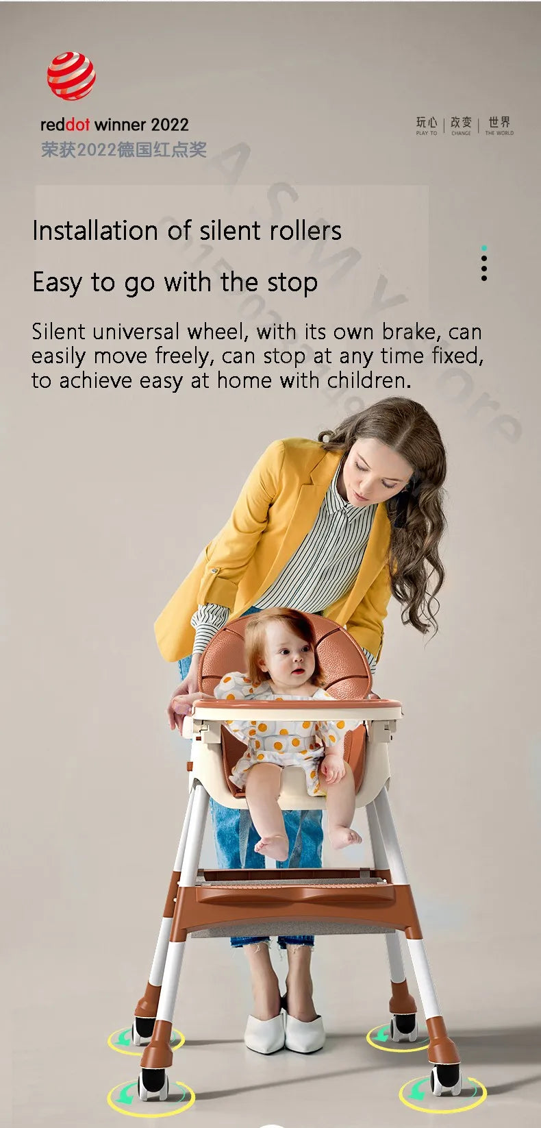 Foldable Baby Dining Chair